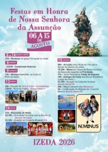 Festas de Izeda (Senhora da Assunção) 2026