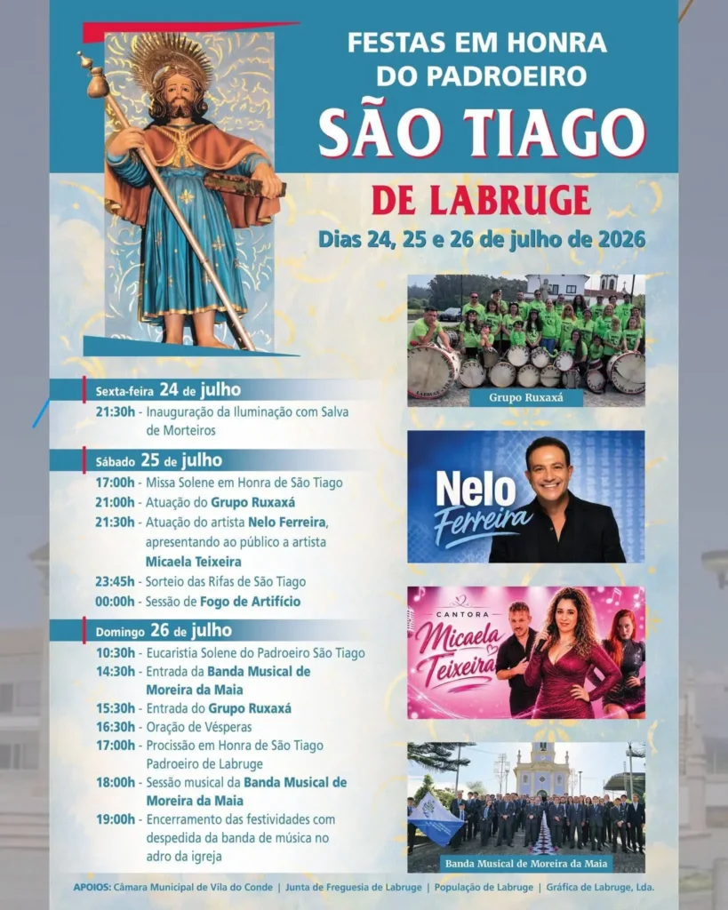 Festas de Labruge (São Tiago) 2026