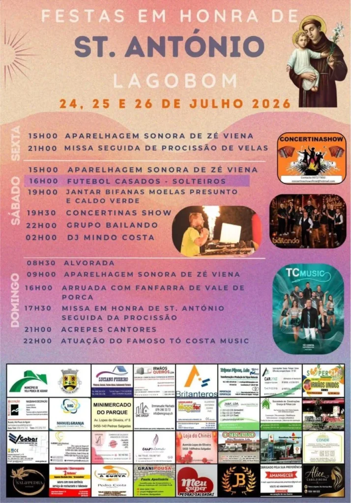 Festas de Lagobom (Santo António) 2026