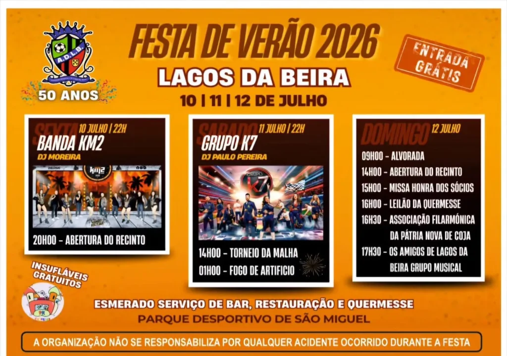Festas de Lagos da Beira 2026