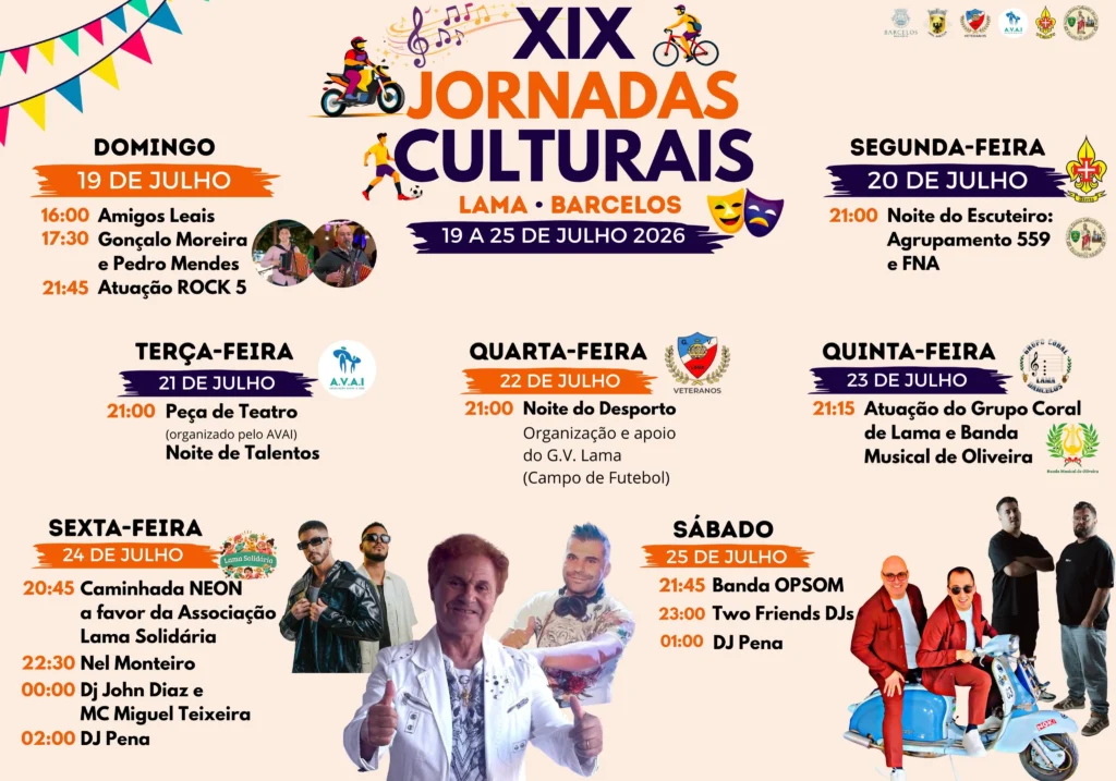Festas de Lama, Barcelos (Jornadas Culturais) 2026