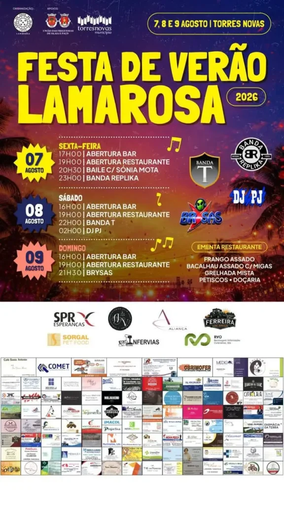 Festas de Lamarosa (Verão) 2026