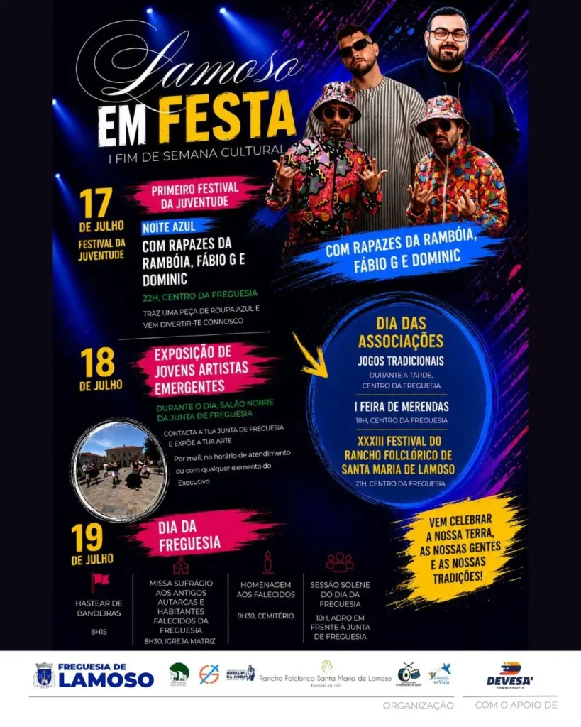 Festas de Lamoso, Paços de Ferreira (Fim de Semana Cultural) 2026