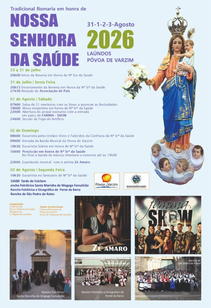 Festas de Laúndos (Senhora da Saúde) 2026