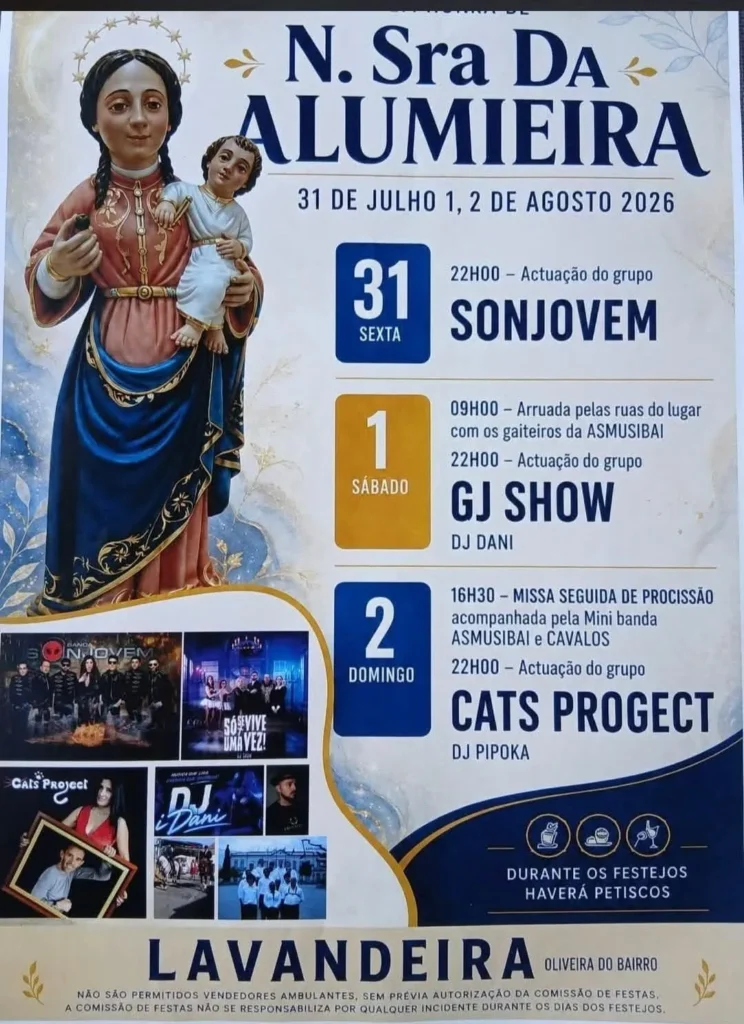 Festas de Lavandeira (Senhora da Alumieira) 2026