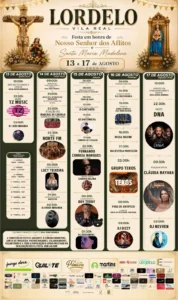 Festas de Lordelo, Vila Real (Senhor dos Aflitos) 2026