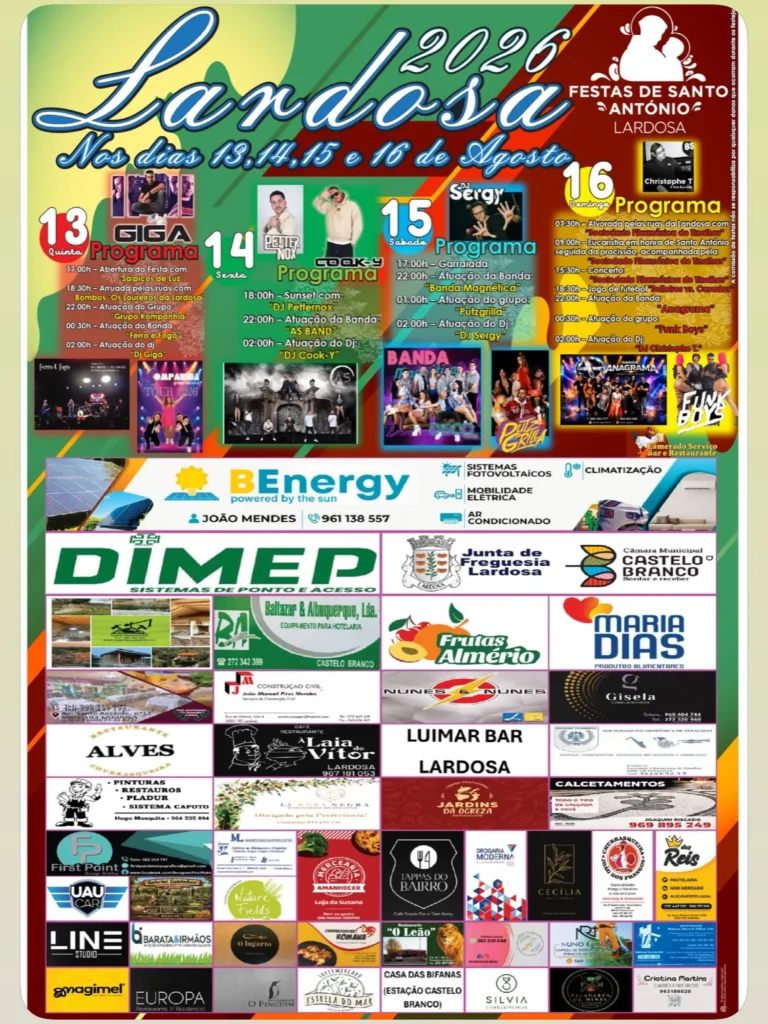 Festas de Lardosa (Santo António) 2026