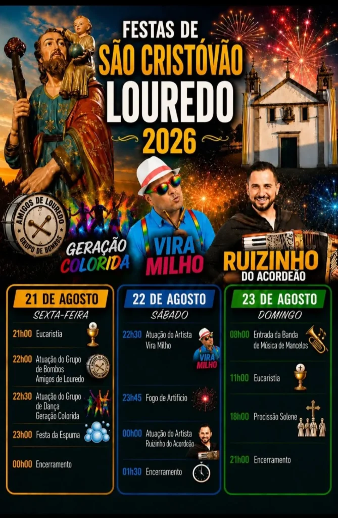 Festas de Louredo (São Cristóvão) 2026