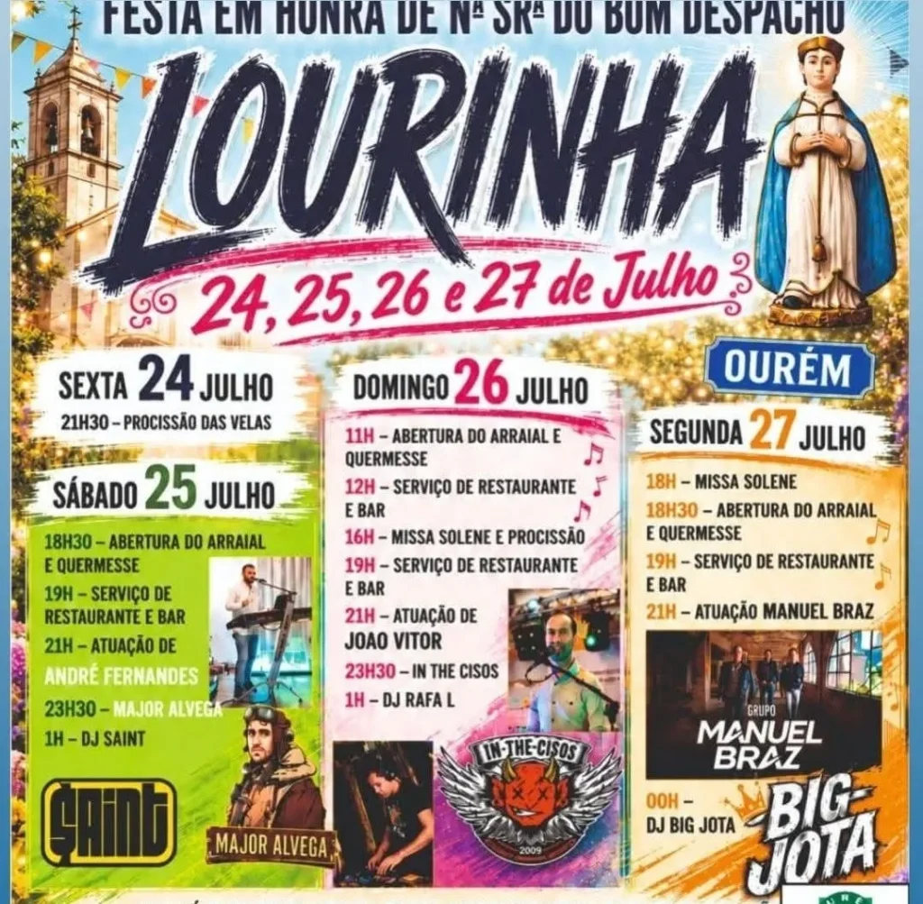 Festas de Lourinha, Ourém (Senhor do Bom Despacho) 2026