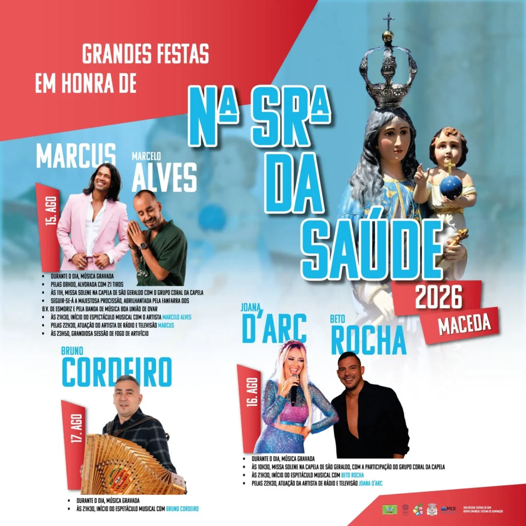 Festas de Maceda, Ovar (Senhora da Saúde) 2026