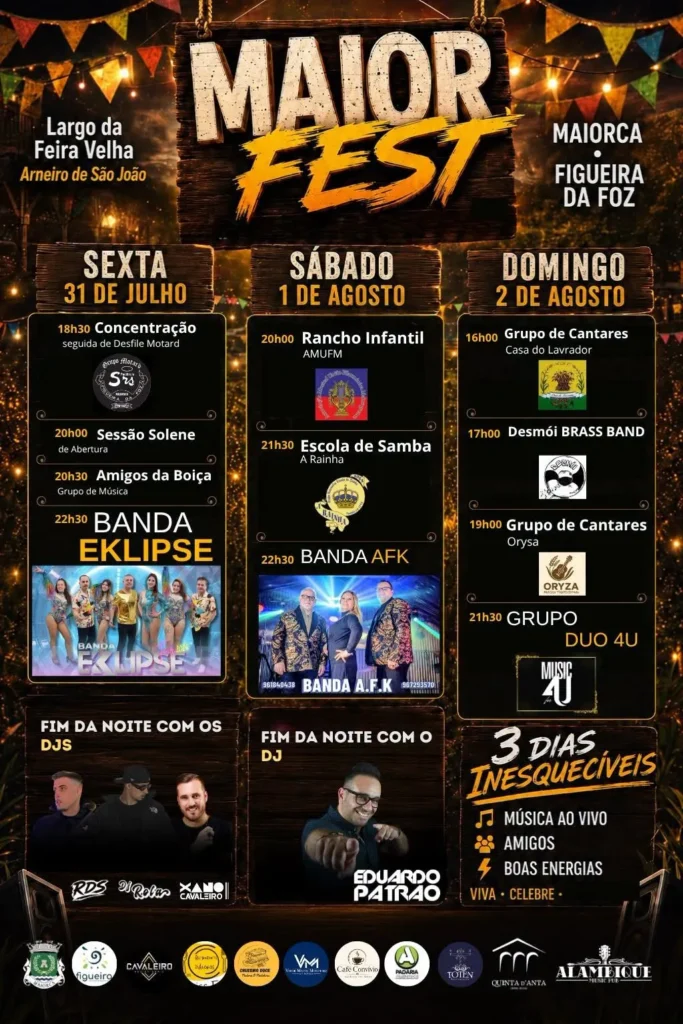 Festas de Maiorca, Figueira da Foz 2026