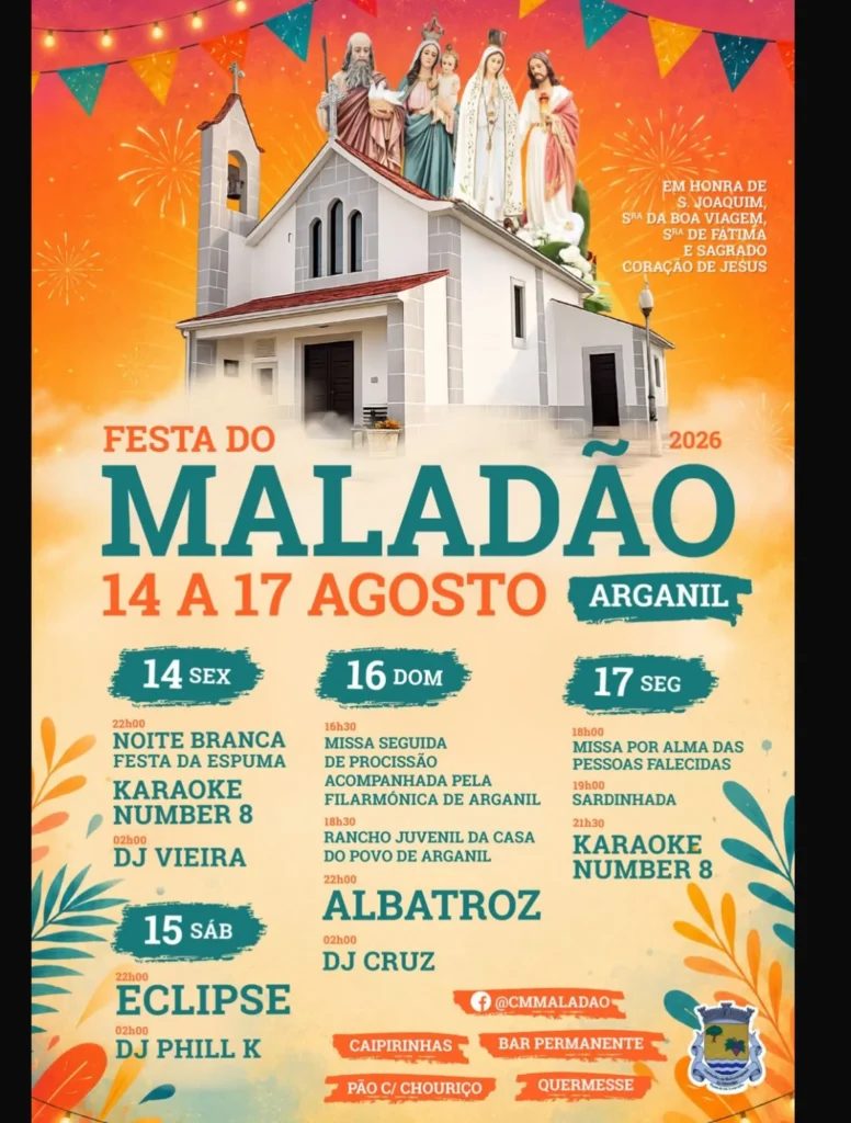 Festas de Maladão, Arganil (São Joaquim) 2026