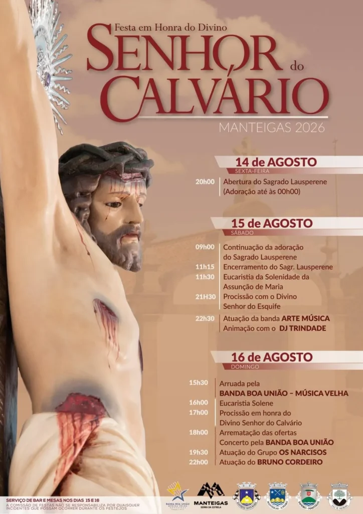 Festas de Manteigas (Senhor do Calvário) 2026