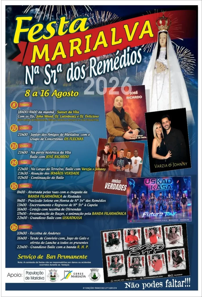 Festas de Marialva, Mêda (Senhora dos Remédios) 2026