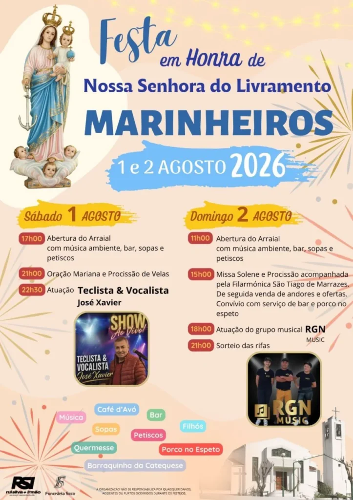 Festas de Marinheiros (Senhora do Livramento) 2026