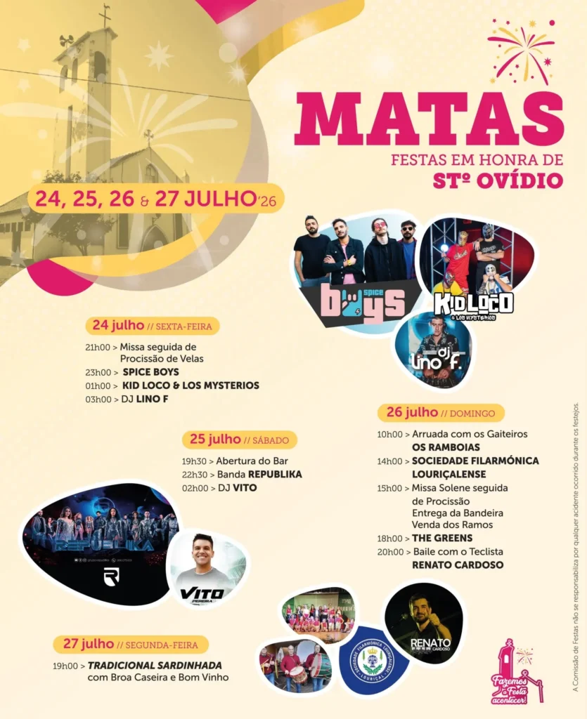 Festas de Matas (Santo Ovídio) 2026
