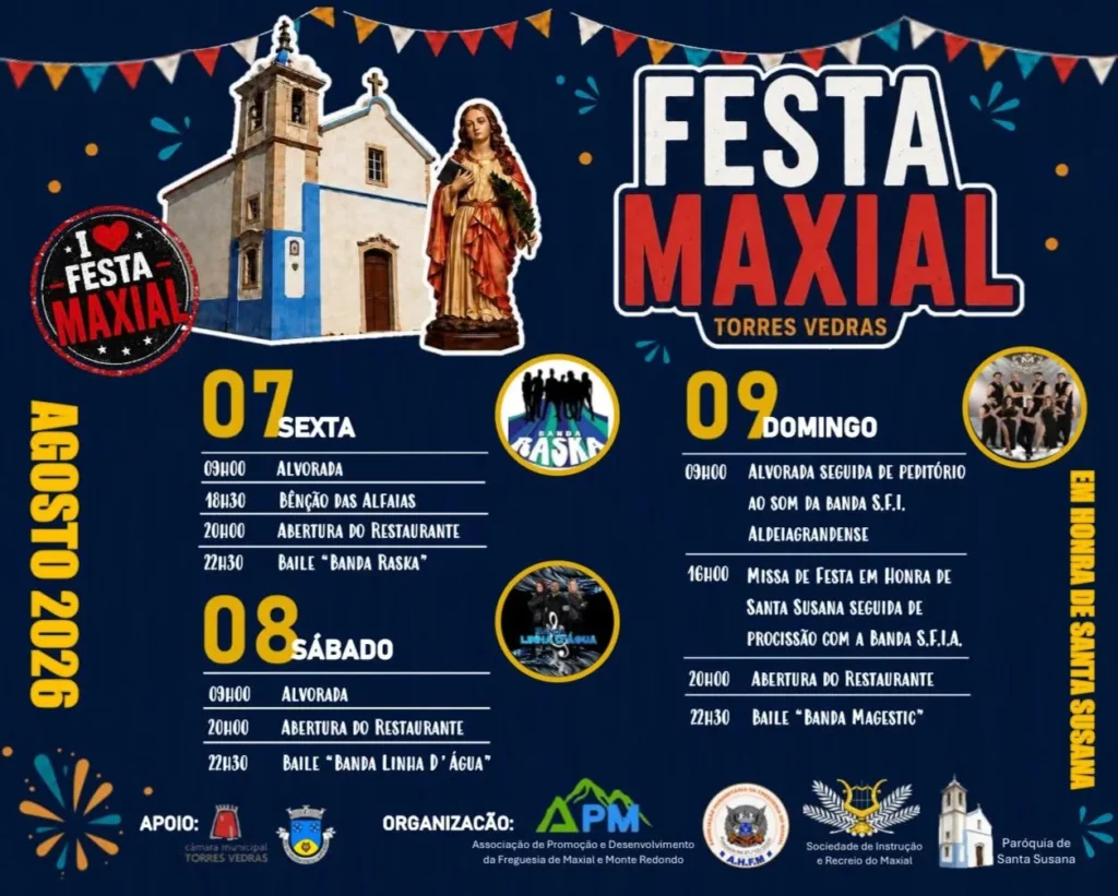 Festas de Maxial, Torres Vedras 2026