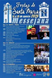 Festas de Messejana (Santa Maria) 2026