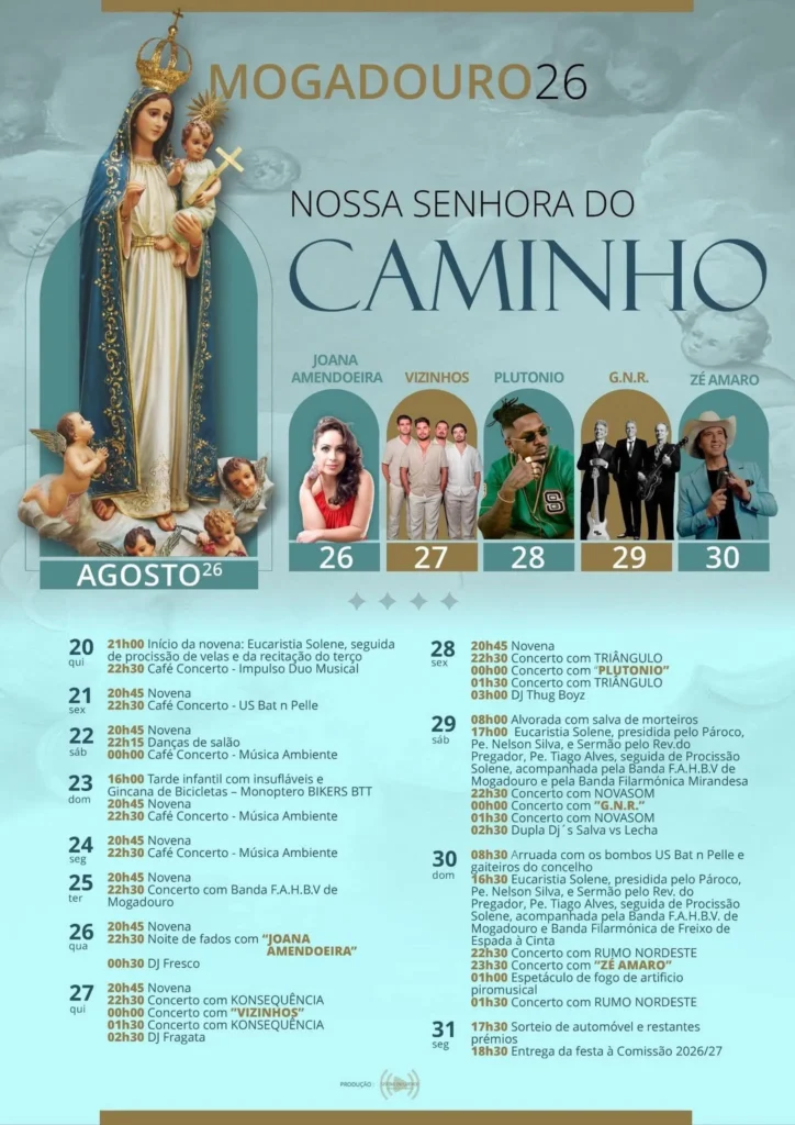 Festas de Mogadouro (Senhora do Caminho) 2026