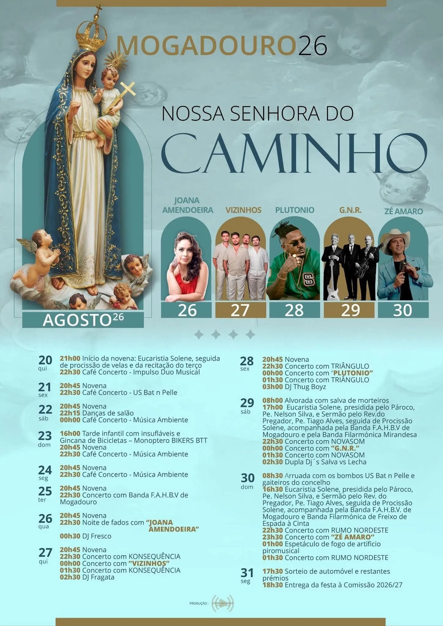 Festas de Mogadouro (Senhora do Caminho) 2026