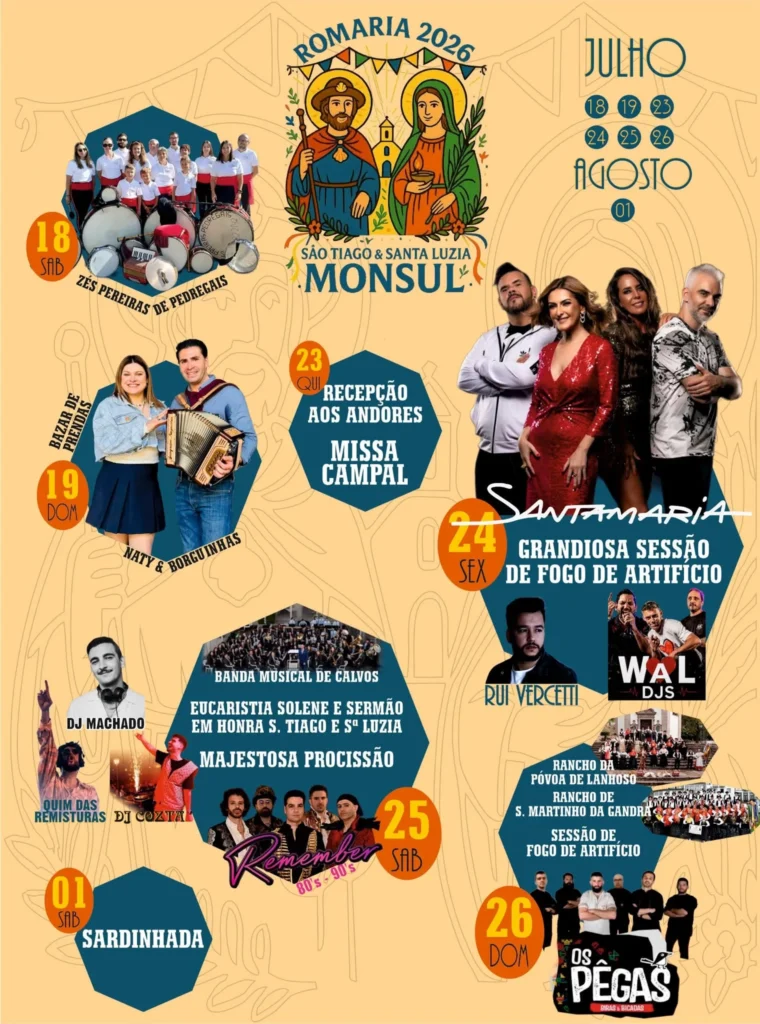 Festas de Monsul (São Tiago) 2026
