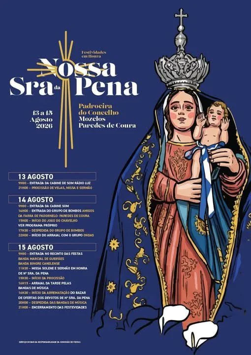 Festas de Mozelos, Paredes de Coura (Senhora da Pena) 2026