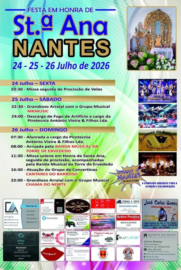 Festas de Nantes (Santa Ana) 2026