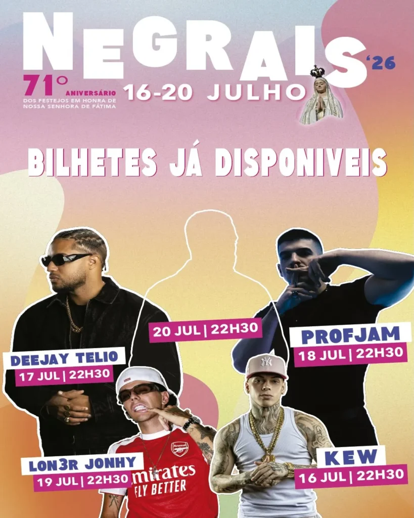 Festas de Negrais (Senhora de Fátima) 2026