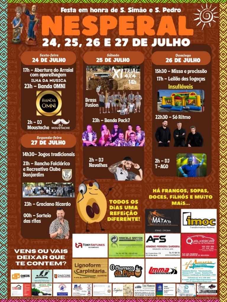 Festas de Nesperal (São Simão) 2026
