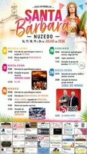 Festas de Nuzedo (Santa Bárbara) 2026