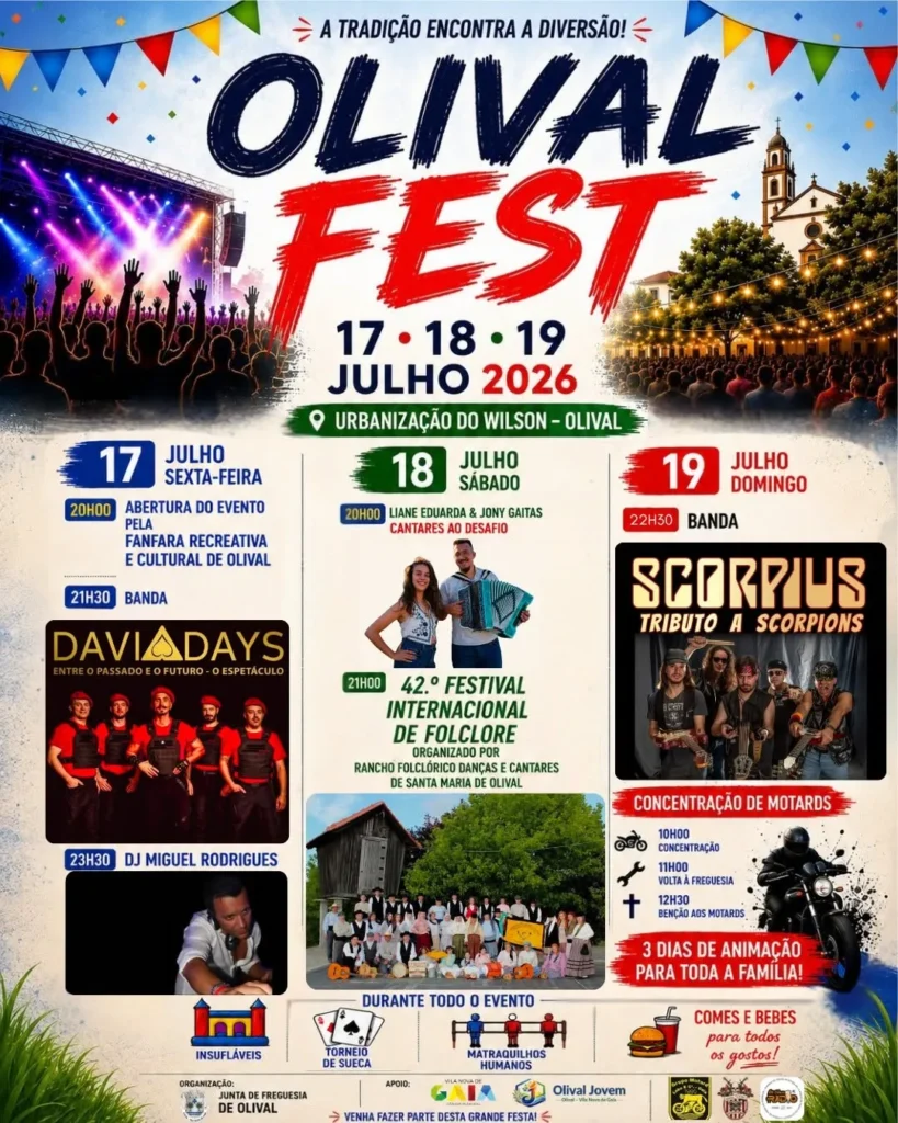 Festas de Olival 2026