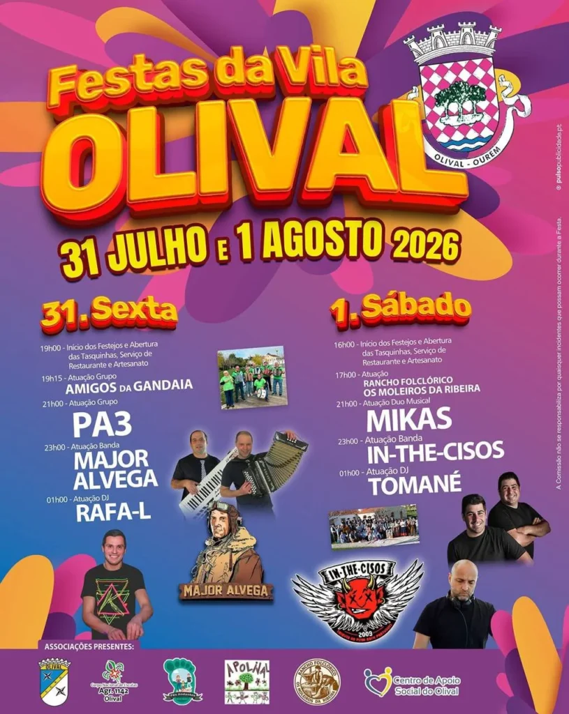 Festas de Olival, Ourém 2026