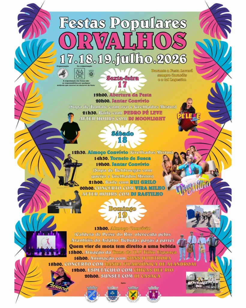 Festas de Orvalhos, Alandroal 2026