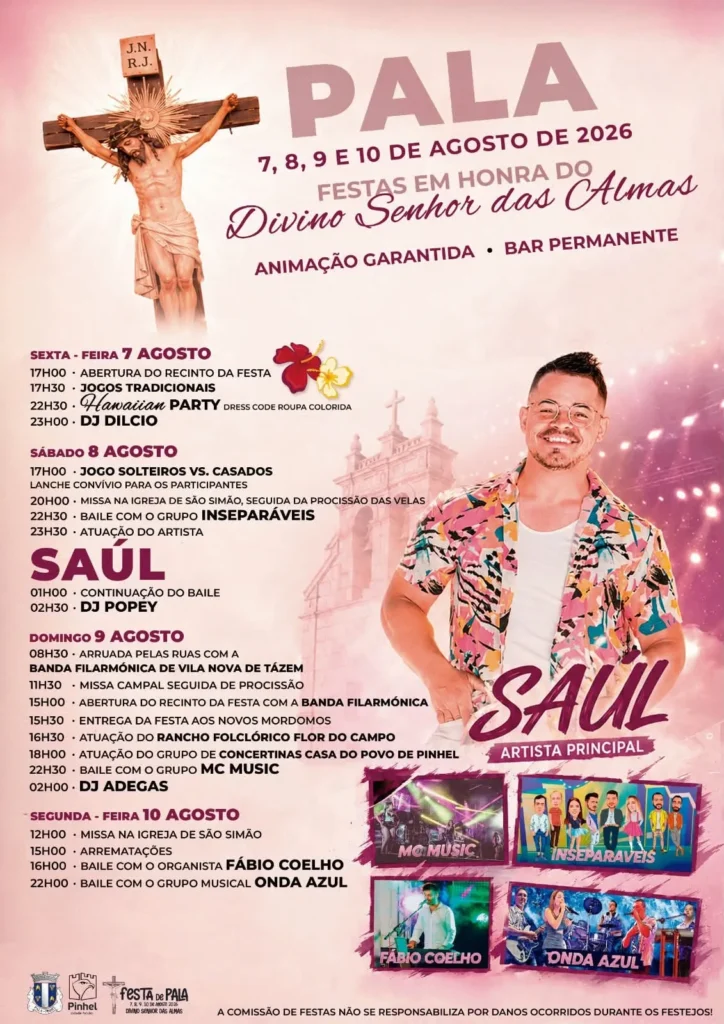 Festas de Pala, Pinhel (Senhor das Almas) 2026