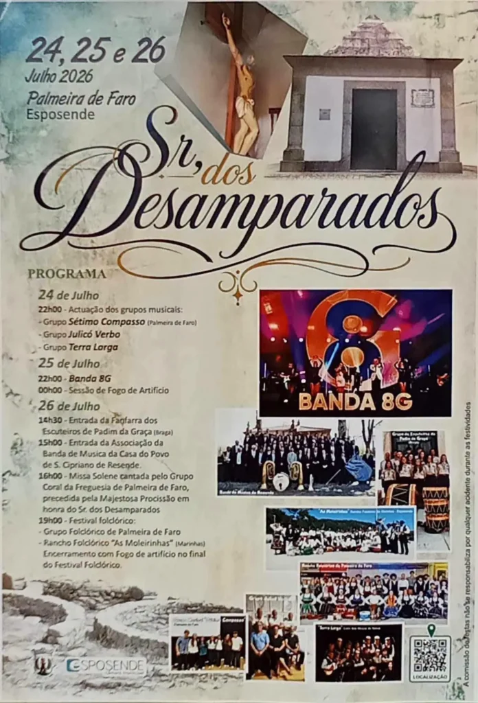 Festas de Palmeira de Faro (Senhora dos Desamparados) 2026
