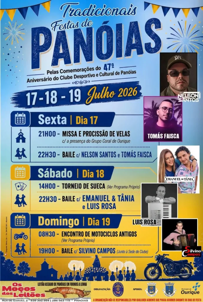 Festas de Panóias, Ourique 2026