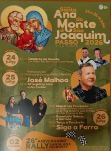 Festas de Passô, Vila Verde (Santa Ana) 2026