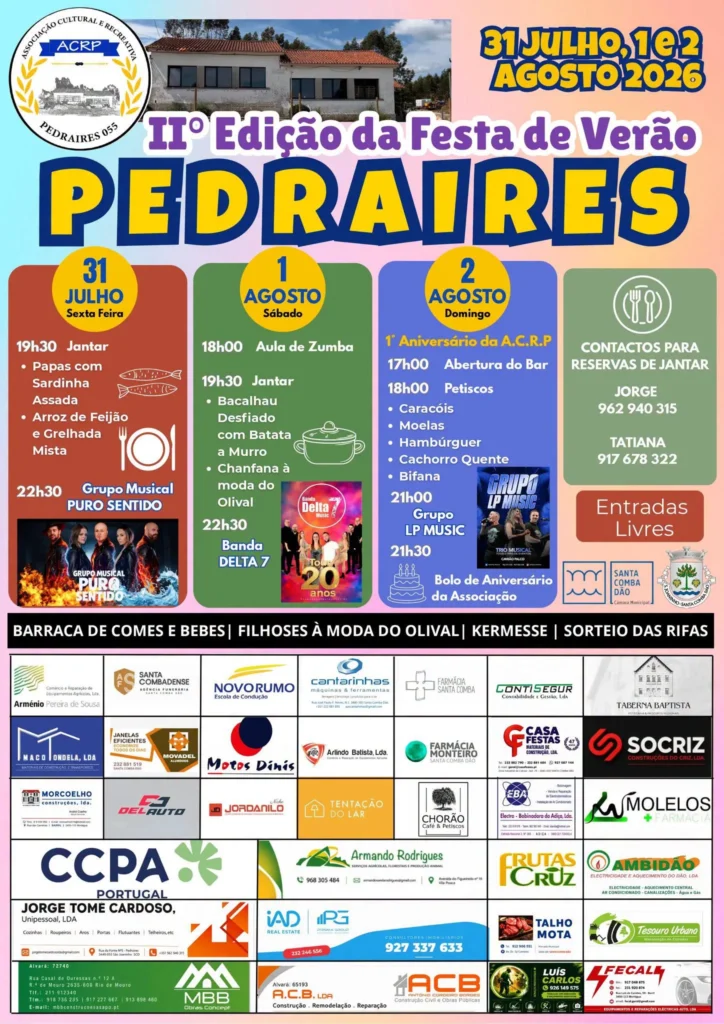 Festas de Pedraires (Verão) 2026