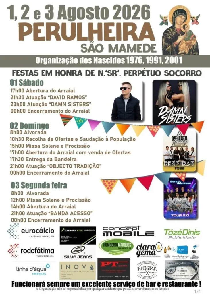 Festas da Perulheira (São Mamede) 2026