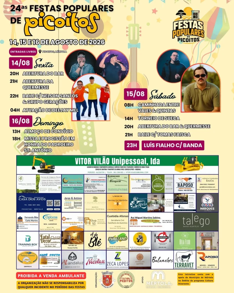 Festas de Picoitos 2026