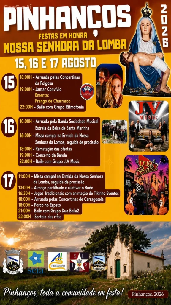 Festas de Pinhanços (Senhora da Lomba) 2026