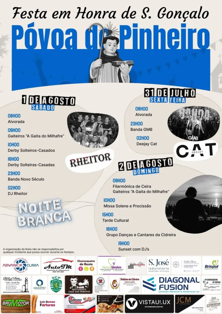 Festas de Póvoa do Pinheiro (São Gonçalo) 2026