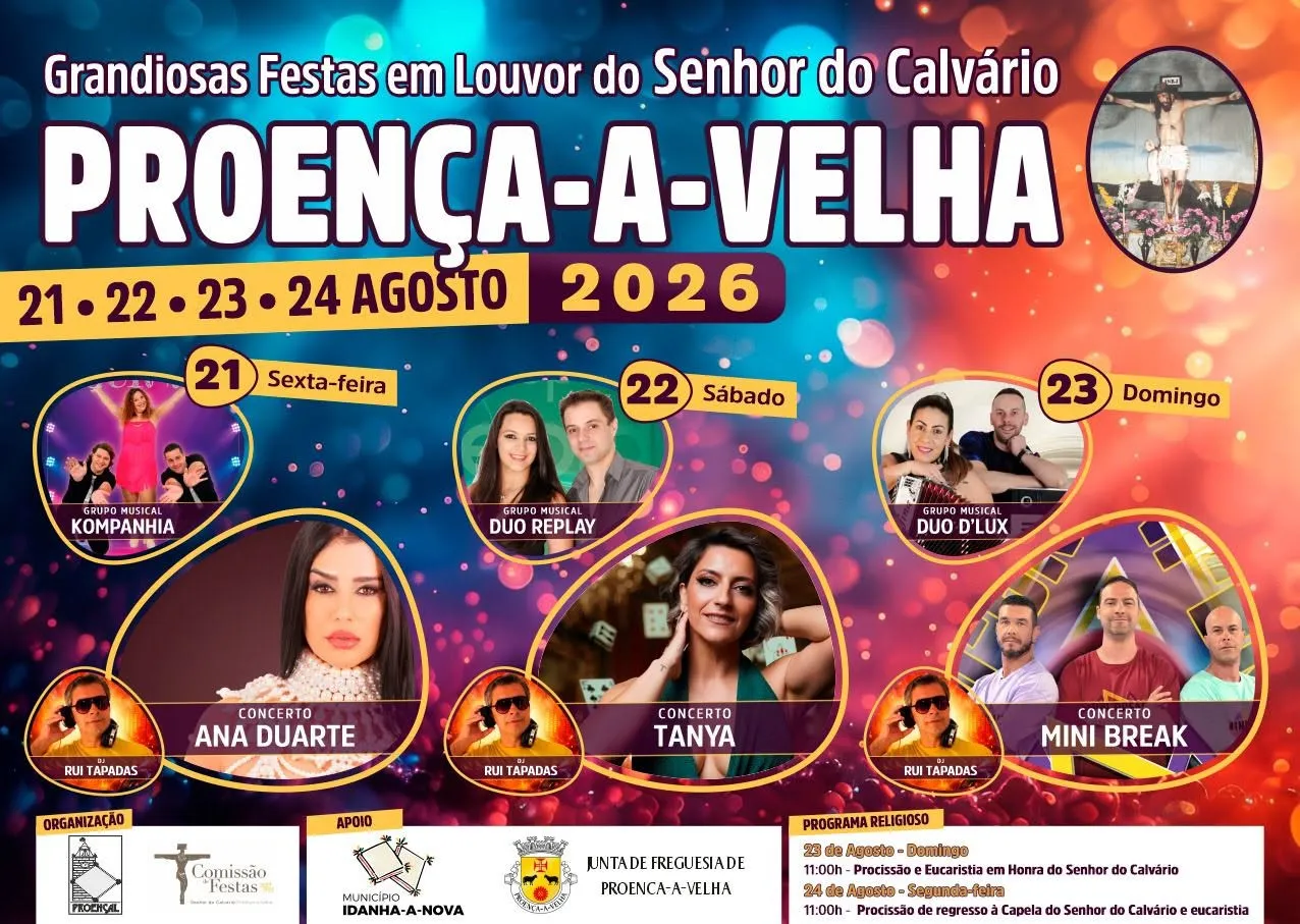 Festas de Proença-a-Velha (Senhor do Calvário) 2026