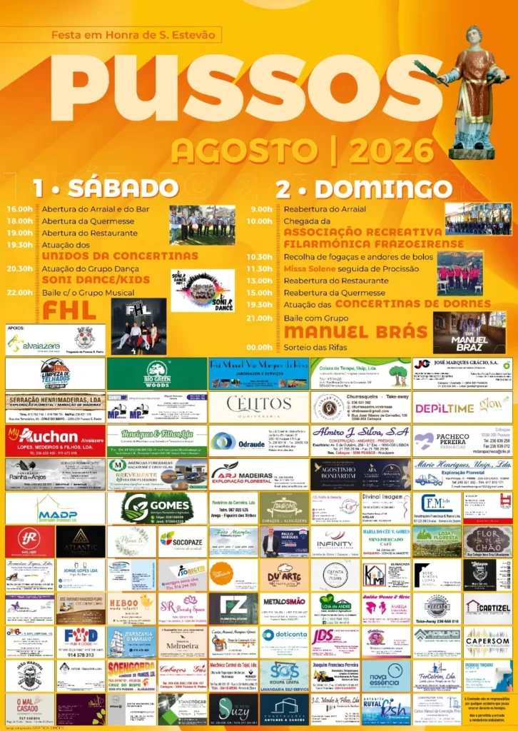 Festas de Pussos (São Estevão) 2026
