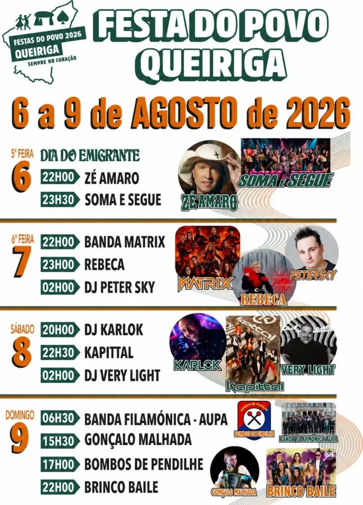 Festas de Queiriga 2026