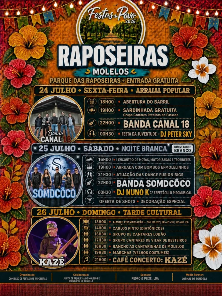 Festas de Raposeiras, Molelos 2026