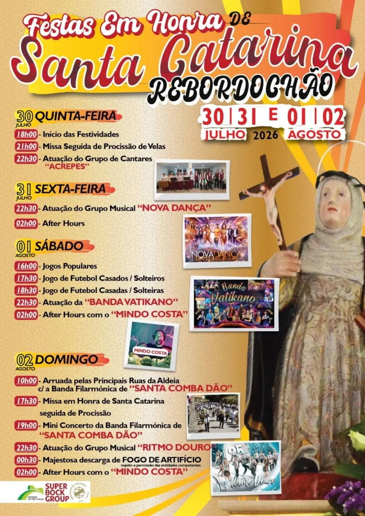 Festas de Rebordochão (Santa Catarina) 2026