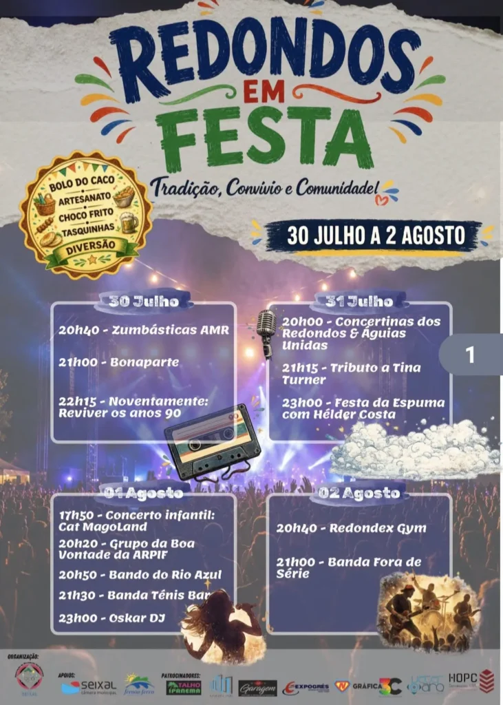 Festas de Redondos 2026 em Fernão Ferro