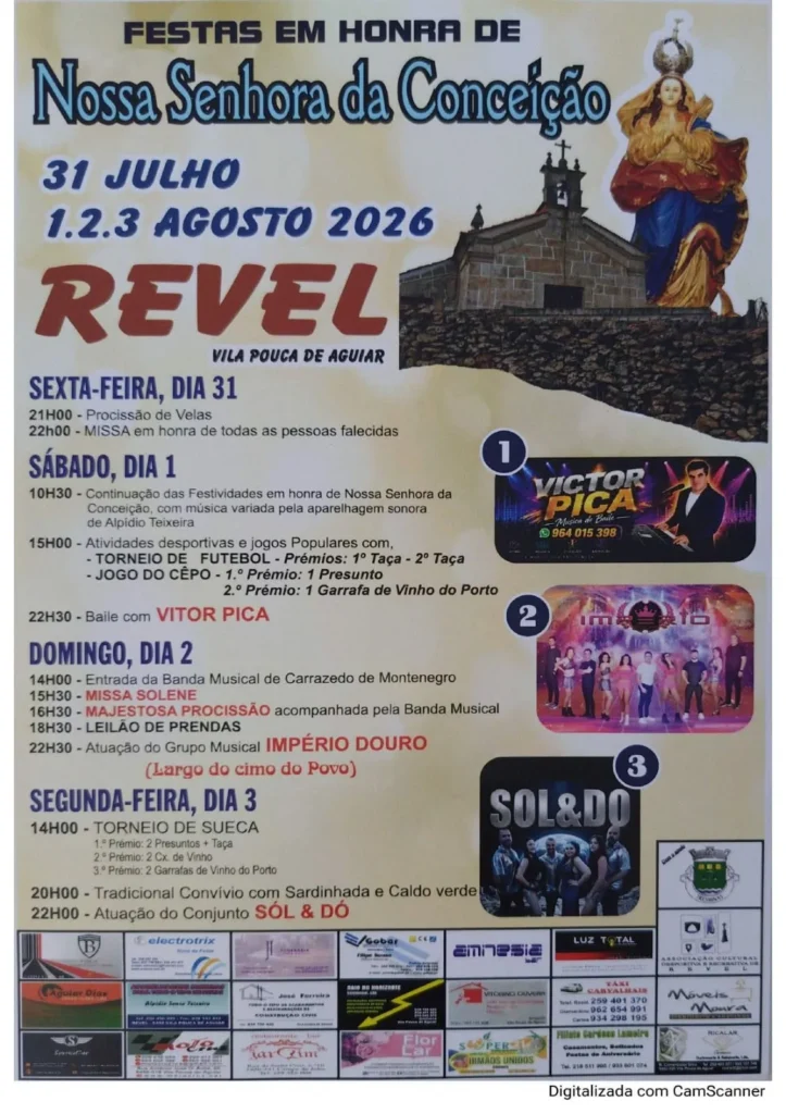 Festas de Revel (Senhora da Conceição) 2026