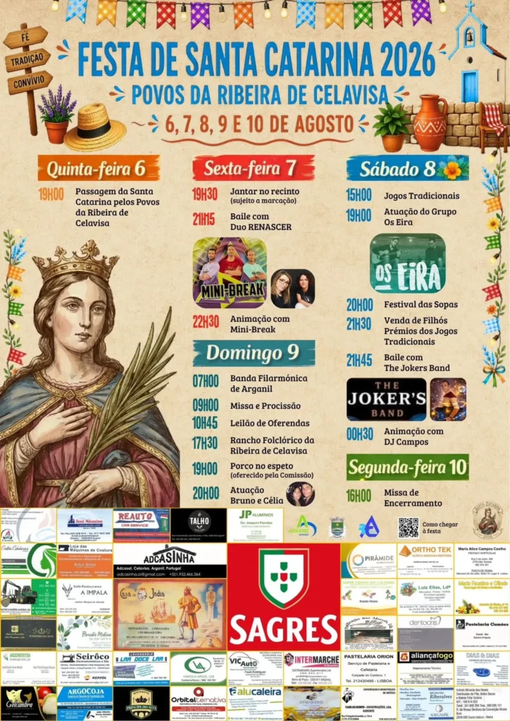 Festas da Ribeira de Celavisa (Santa Catarina) 2026